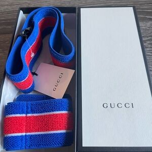 Gucci Blue and Red Unisex sweatbands